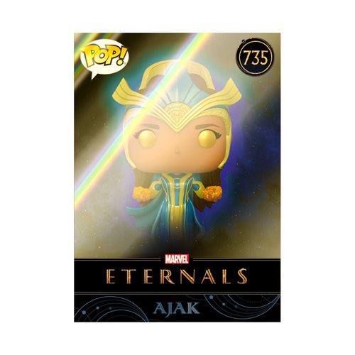 Eternals Ajak Pop! Vinyl Figure with Collectible Card - Entertainment Earth Exclusive