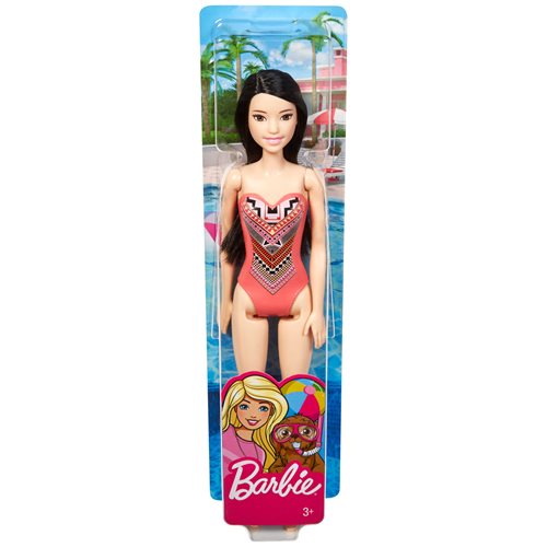 Barbie Beach Doll with Peach Suit