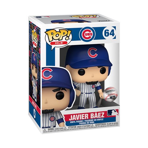 MLB Cubs Javier Baez (Home Uniform) Pop! Vinyl Figure