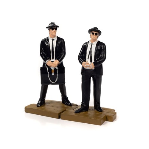 Blues Brothers 1974 Dodge Monaco Police Pursuit 1:18 Scale Die-Cast Metal Vehicle with Figures