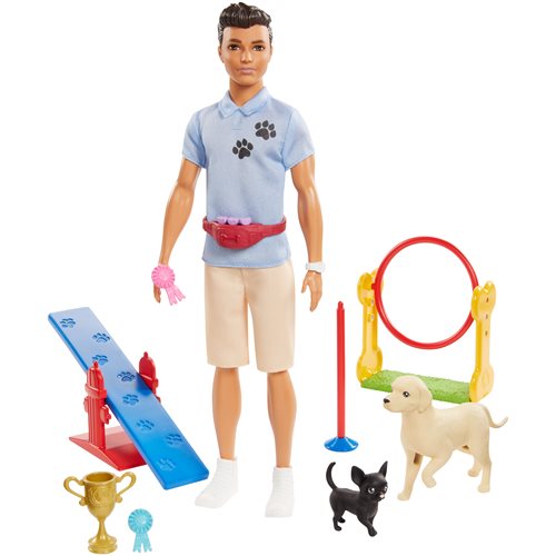 Barbie Ken Dog Trainer Doll and Playset
