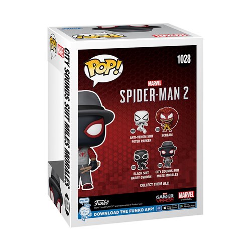 Spider-Man 2 Video Game Miles Morales City Sounds Pop! Vinyl Figure