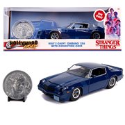 Hollywood Rides Stranger Things 1979 Chevy Camaro Z28 1:24 Scale Die-Cast Metal Vehicle with Coin