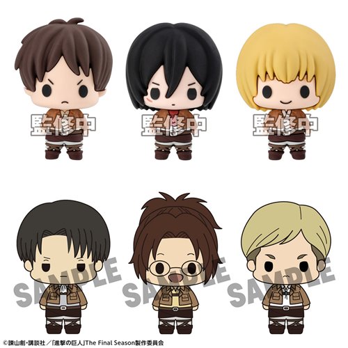 Attack on Titan Chokorin Collection Mini-Figure Case of 6