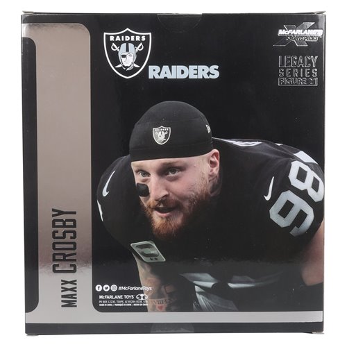 NFL SportsPicks 2024 Wave 2 Las Vegas Raiders Maxx Crosby 7-Inch Scale Posed Figure
