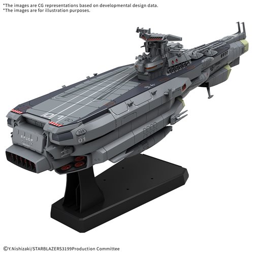 Yamato DCV-01 Hyuga Class Battle Carrier 1:1000 Scale Model Kit