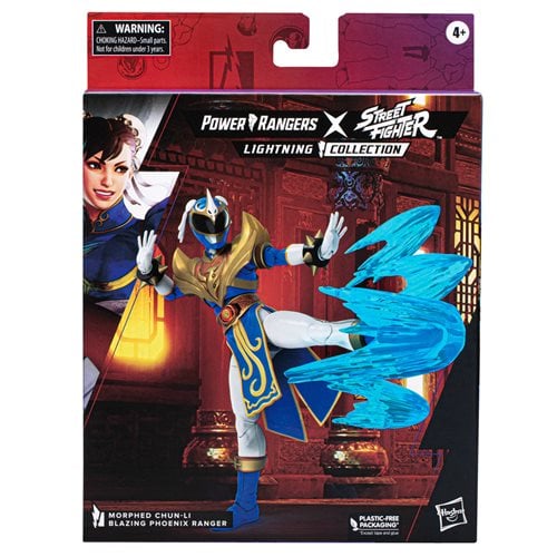 Power Rangers X Street Fighter Lightning Collection Morphed Blazing Phoenix Ranger Chun-Li 6-Inch Action Figure