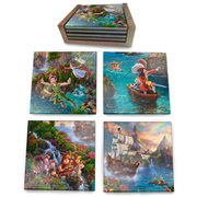Peter Pan Neverland StarFire Prints Glass Coaster Set