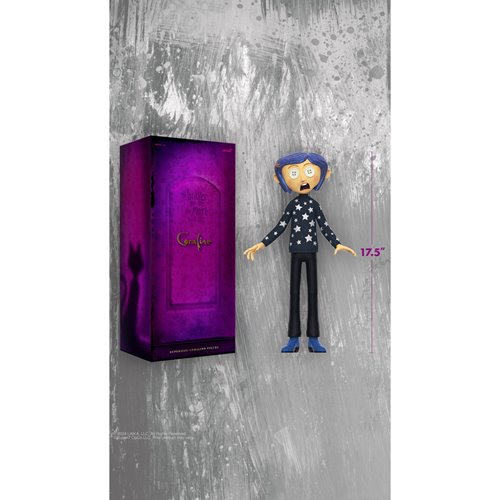 Coraline (Button Eyes) SuperSize 16-Inch Vinyl Figure