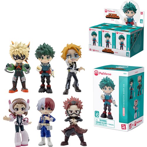 My Hero Academia PalVerse Anime Blind-Box Series 1 Mini-Figure Case of 6