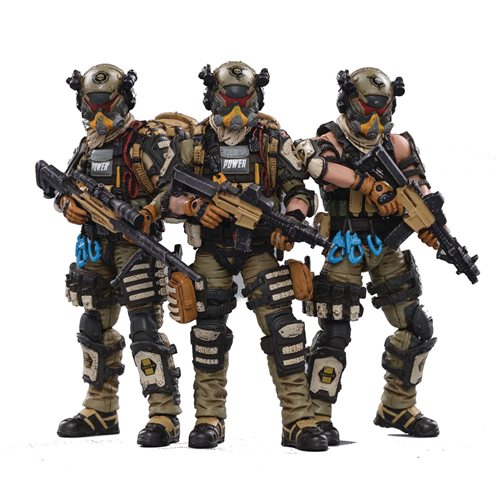 Joy Toy Skeleton Forces Paratrooper Squad 1:18 Scale Action Figure 3-Pack