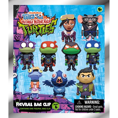 Tales of the Teenage Mutant Ninja Turtles Series 6 3D Foam Bag Clip Random 6-Pack