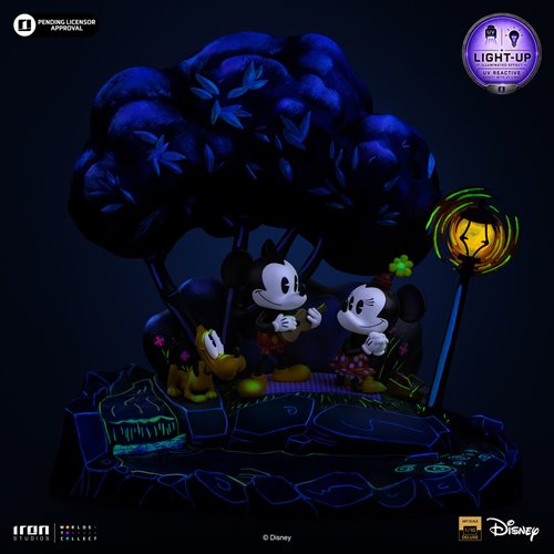 Disney Classics Mickey, Minnie and Pluto's Day at the Park Deluxe Art Scale 1:10 Limited Edition Sta
