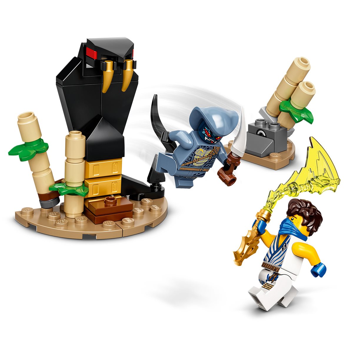 LEGO Jay W/ Weapon 71732 Ninjago mini fig Minifigure Epic Battle Vs Serpentine 