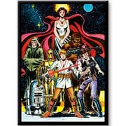 Star Wars Retro Comic Poster Flat Magnet