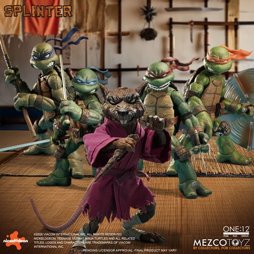 Teenage Mutant Ninja Turtles Master Splinter One:12 Collective Action Figure