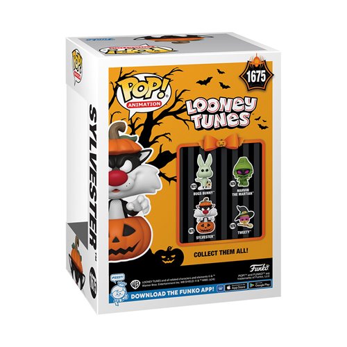 Looney Tunes Halloween Sylvester with Pumpkin Funko Pop! Vinyl Figure