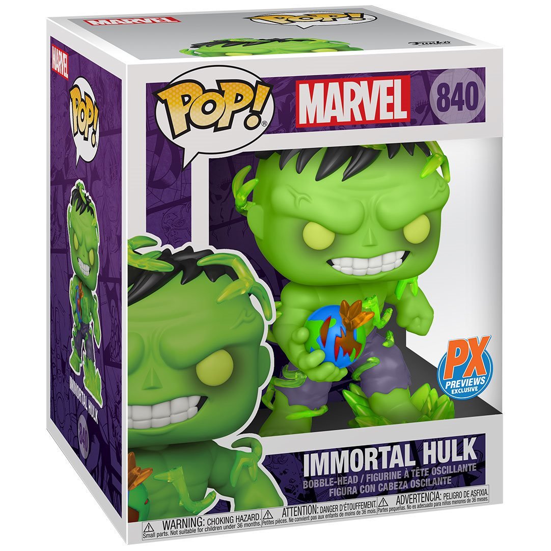 Marvel Comics Hulk Immortal Hulk 6" Super Sized Pop Vinyl Figure *IN STOCK*