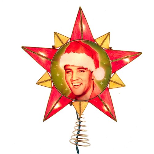Elvis Presley Capiz Light-Up Star Tree Topper