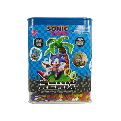 Sonic the Hedgehog Chillin' Sonic Jixelz Remix 1,200-Piece Puzzle
