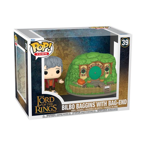 The Lord of the Rings Bilbo and Bag End Pop! Town