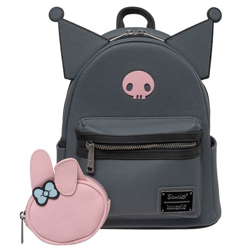 Kuromi and Melody Best Friends Forever Mini-Backpack with Coin