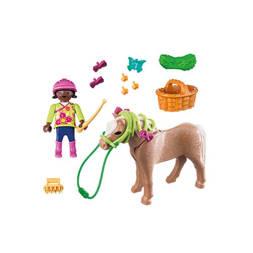 Playmobil 70060 Special Plus Girl with Pony Action Figure
