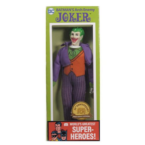 Batman Joker 50th Anniversary World's Greatest Super-Heroes 8-Inch Mego Action Figure