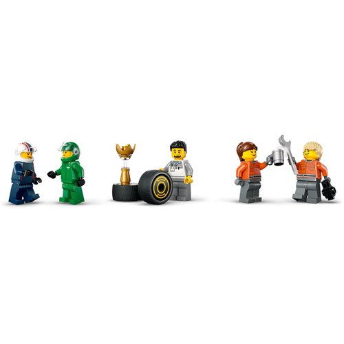 LEGO City 60445 F1 Truck with RB20 & AMR24 F1 Cars
