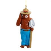 Smokey the Bear with Shovel 3 1/2-Inch Blow Mold Ornament