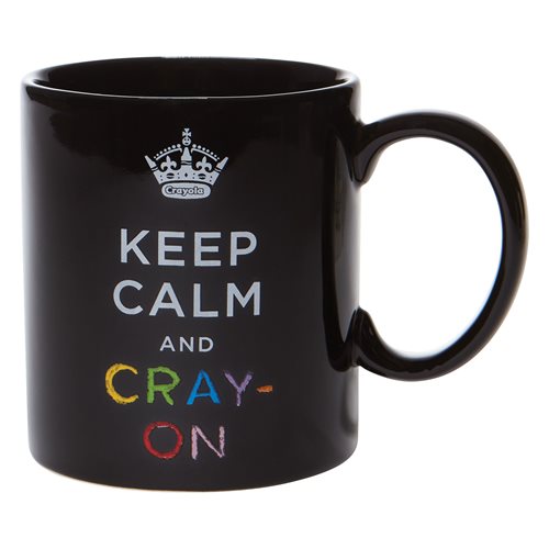 Crayola Keep Calm and Cray-on 18 oz. Mug
