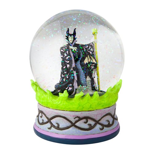 Disney Traditions Sleeping Beauty Maleficent Snow Globe