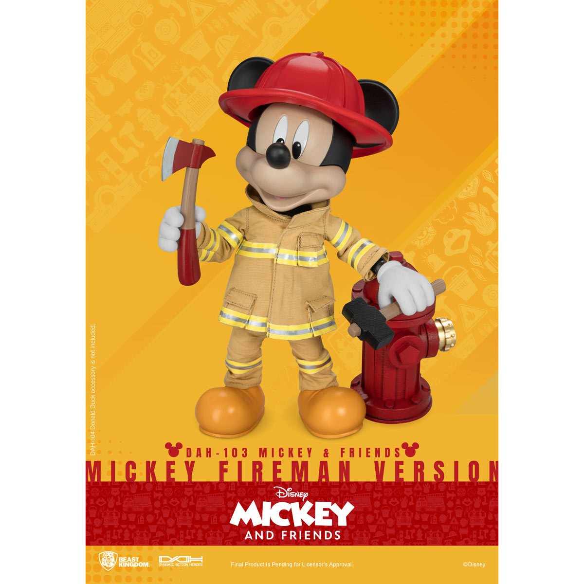 Mickey and Friends Mickey Mouse Fireman DAH-103 Dynamic 8
