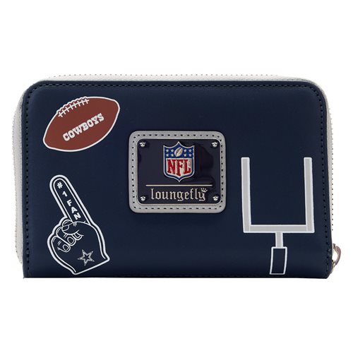 NFL Dallas Cowboys Patches Zip-Around Wallet
