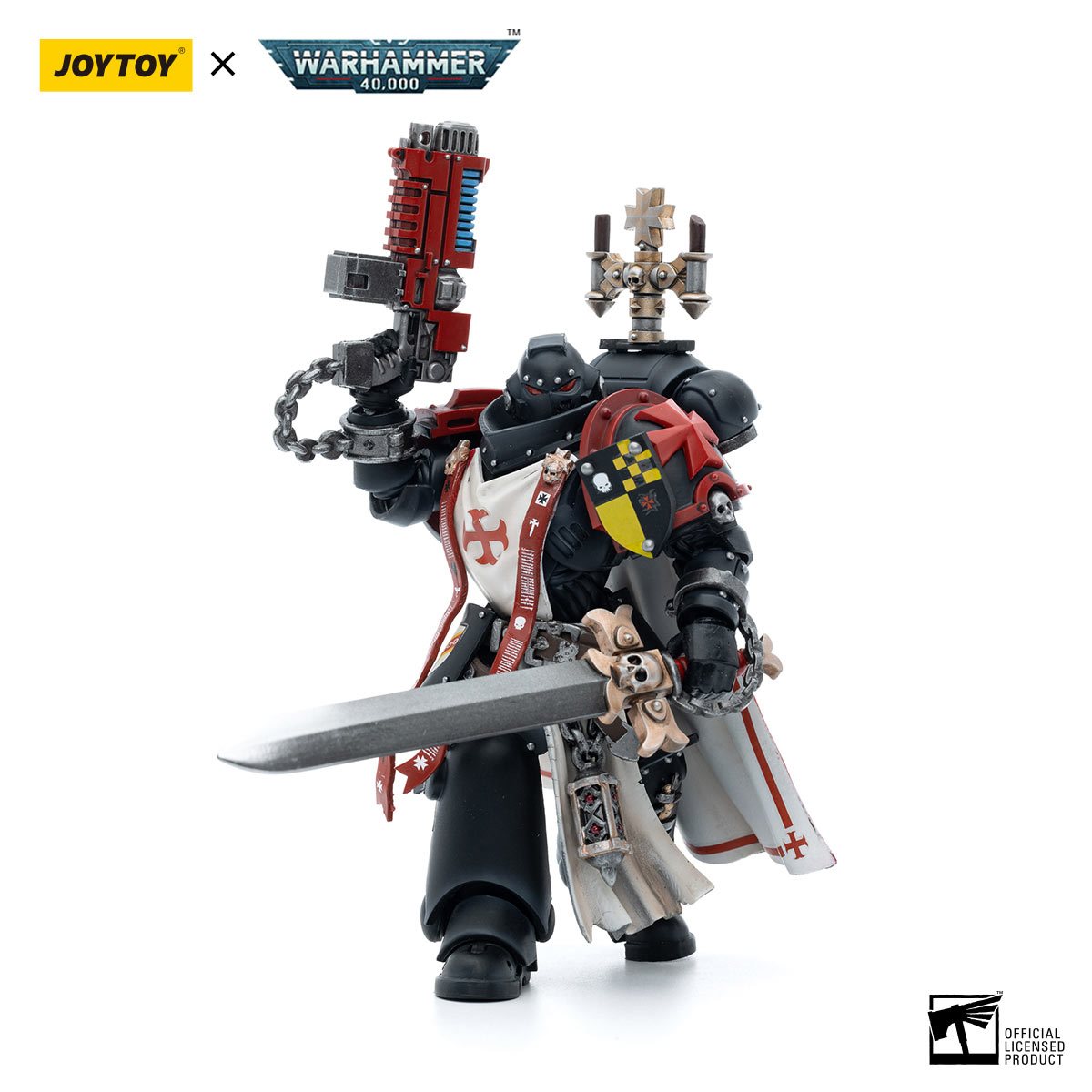 Warhammer 40k - Figurine 1/18 Black Templars Primaris Sword Brethren  Granbertus 12 cm - Figurines - LDLC