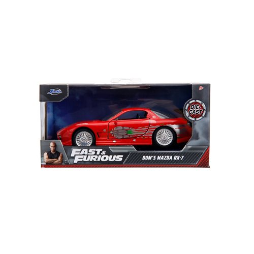 Fast and the Furious Dom's Mazda RX-7 1:32 Scale Die-Cast Metal Vehicle