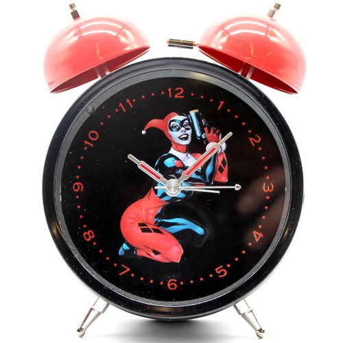 Batman Harley Quinn Twin Bell Clock