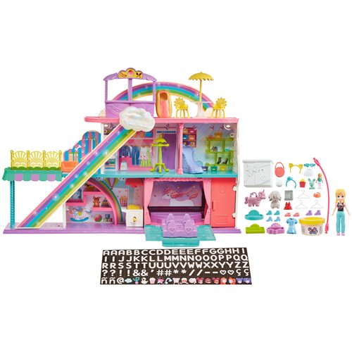 Polly Pocket Sweet Adventures Rainbow Mall Playset