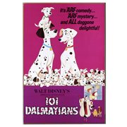 Disney 101 Dalmatians Movie Poster Wood Wall Art