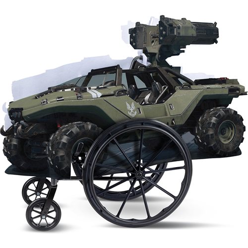 Halo Infinite Warthog Adaptive Wheelchair Cover Roleplay Accessory