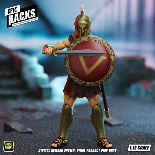 Epic H.A.C.K.S. Spartan Warrior: Pride of Sparta 6-Inch Action Figure