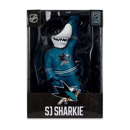 NHL San Jose Sharks S.J. Sharkie Mascot Posed Figure