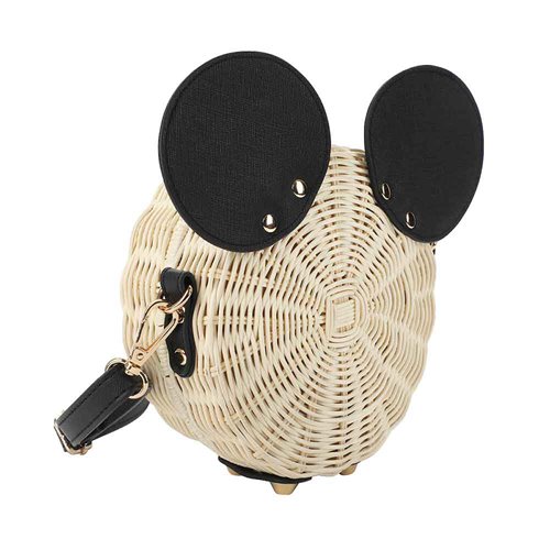 Mickey Mouse Wicker Crossbody Bag