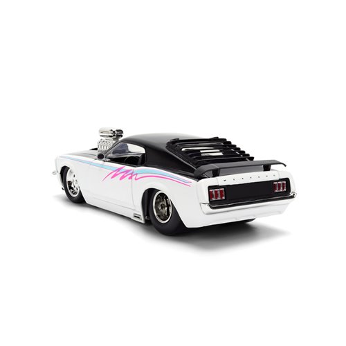 Bigtime Muscle 1970 Ford Mustang Boss 429 Glossy White 1:24 Scale Die-Cast Metal Vehicle