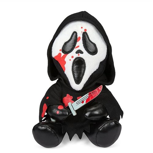 Ghost Face Blood Splatter 8-Inch Phunny Plush