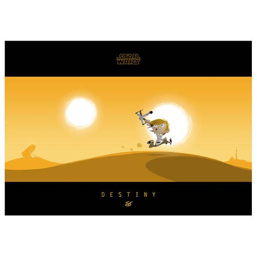 Star Wars Little Luke's Destiny Paper Giclee Print