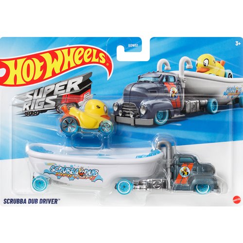 Hot Wheels Super Hauling Rig and Car 2025 Mix 5 Case of 6