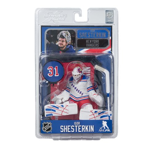 NHL SportsPicks New York Rangers Igor Shesterkin 7-Inch Posed Figure