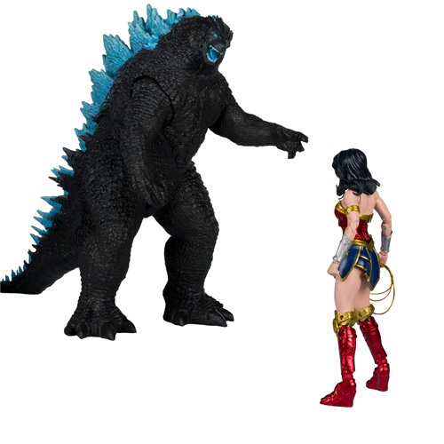 DC Multiverse Wonder Woman vs. Godzilla Megafig Justice League vs. Godzilla vs. Kong Action Figure 2