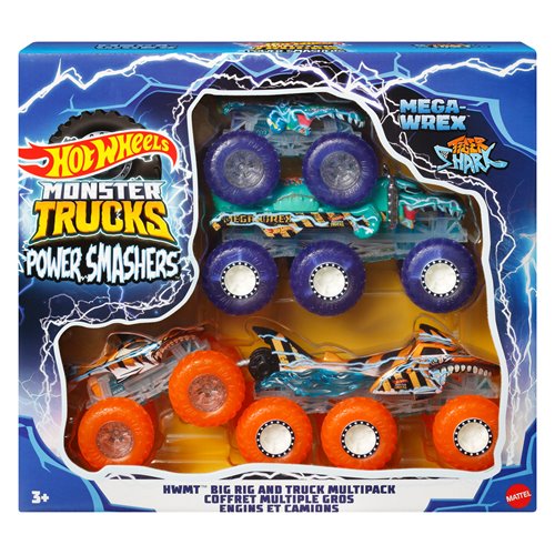 Hot Wheels Monster Trucks Big Rig and Truck Vehicle Multipack